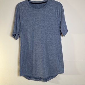 Lululemon Men's Drysense Training Short Sleeve Shirt Light Blue Sz L
